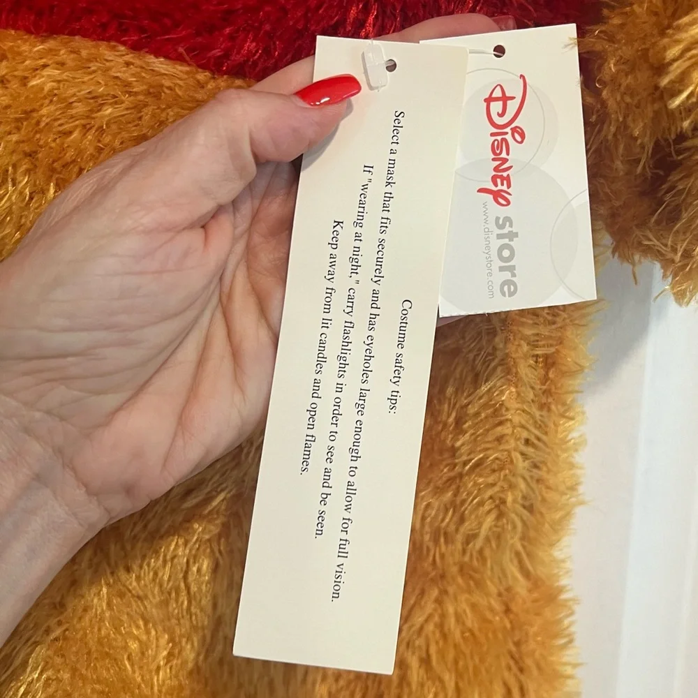 Disney Winnie the Pooh Plush Bear Costume in‎ Red and Tan. Size 12 Months. NWT. - Picture 5 of 12